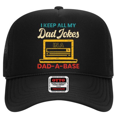 I Keep All My Dad Jokes in a Dad A Base for a Funny Dad Joke Trucker Hat