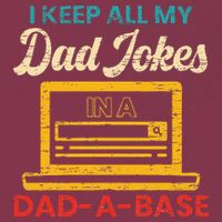 I Keep All My Dad Jokes in a Dad A Base for a Funny Dad Joke 16oz Travel Tumbler