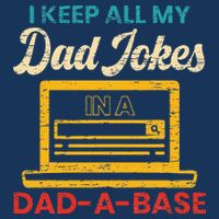 I Keep All My Dad Jokes in a Dad A Base for a Funny Dad Joke Infant Baby Jersey Bodysuit