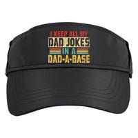 I Keep All My Dad Jokes In A Dad A Base Adult Drive Performance Visor