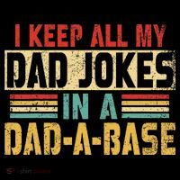 I Keep All My Dad Jokes In A Dad A Base Sustainable Beanie
