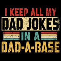 I Keep All My Dad Jokes In A Dad A Base 16 in Basic Backpack