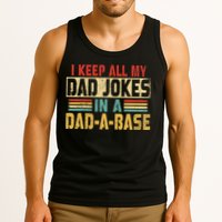 I Keep All My Dad Jokes In A Dad A Base Tank Top