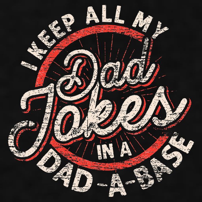 I Keep All My Dad Jokes In A Dad A Base Dad Jokes Ladies PosiCharge Tri-Blend Wicking Tank