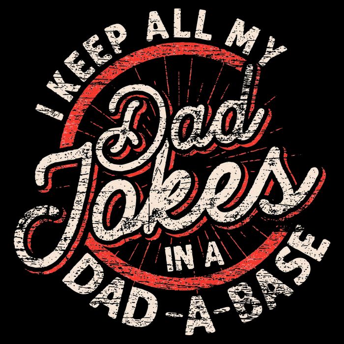 I Keep All My Dad Jokes In A Dad A Base Dad Jokes Drawstring Bag