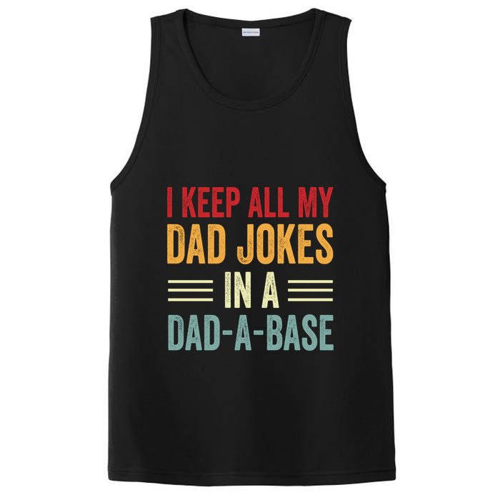 I Keep All My Dad Jokes In A Dad A Base PosiCharge Competitor Tank