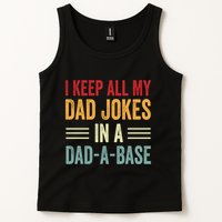 I Keep All My Dad Jokes In A Dad A Base Tank Top