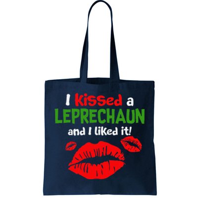 I Kissed A Leprechaun St Patricks Outfit For Women Tote Bag