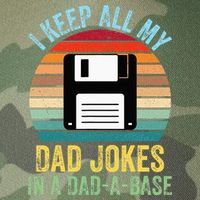 I Keep All My Dad Jokes In A DadABase Legacy Tie Dye Trucker Hat