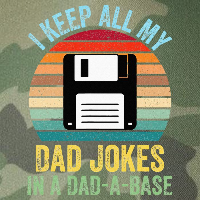I Keep All My Dad Jokes In A DadABase Legacy Tie Dye Trucker Hat