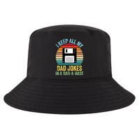 I Keep All My Dad Jokes In A DadABase Cool Comfort Performance Bucket Hat