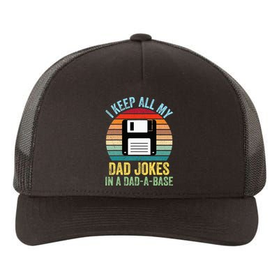 I Keep All My Dad Jokes In A DadABase Yupoong Adult 5-Panel Trucker Hat