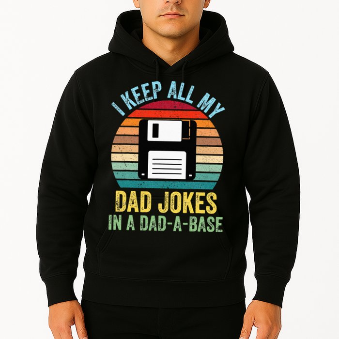 I Keep All My Dad Jokes In A DadABase Hoodie
