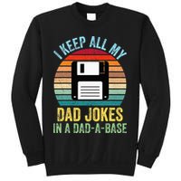 I Keep All My Dad Jokes In A DadABase Sweatshirt