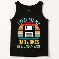 I Keep All My Dad Jokes In A DadABase Tank Top