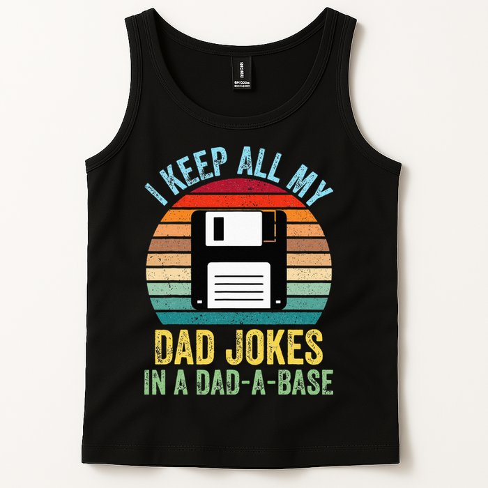 I Keep All My Dad Jokes In A DadABase Tank Top