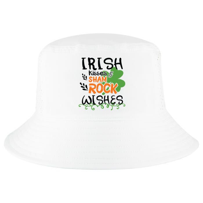 Irish Kisses And Shamrock Wishes Cool Comfort Performance Bucket Hat