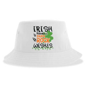 Irish Kisses And Shamrock Wishes Sustainable Bucket Hat