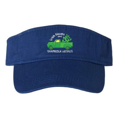 Irish Kisses And Shamrock Wishes Irish Truck Valucap Bio-Washed Visor