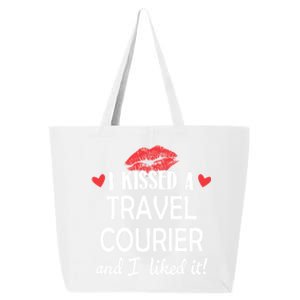 I Kissed A Travel Courier Design Married Dating Anniversary Meaningful Gift 25L Jumbo Tote