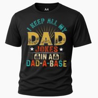 I Keep All My Dad Jokes In A Dad A Base Dad Jokes Performance Shirt