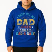 I Keep All My Dad Jokes In A Dad A Base Dad Jokes Hoodie