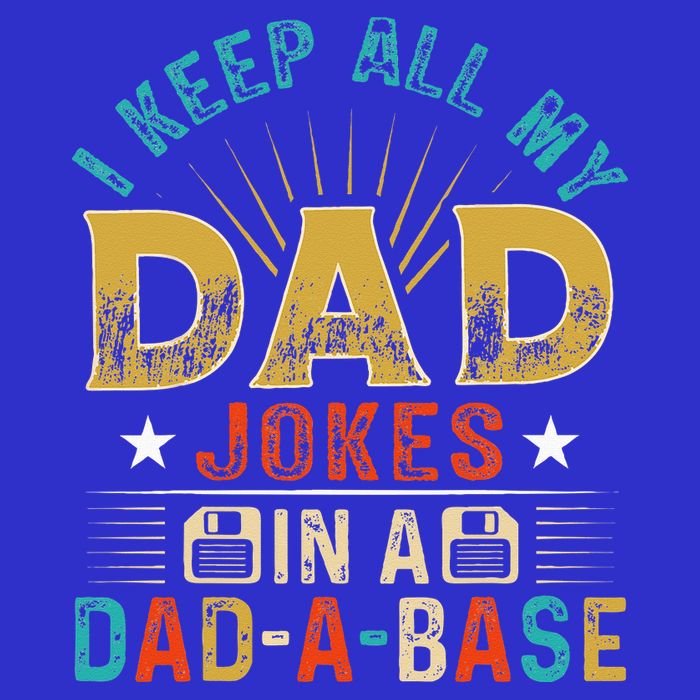 I Keep All My Dad Jokes In A Dad A Base Dad Jokes 16 in Basic Backpack