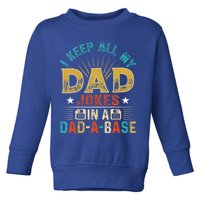 I Keep All My Dad Jokes In A Dad A Base Dad Jokes Toddler Sweatshirt