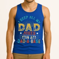 I Keep All My Dad Jokes In A Dad A Base Dad Jokes Tank Top