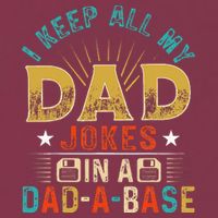 I Keep All My Dad Jokes In A Dad A Base Dad Jokes 16oz Travel Tumbler