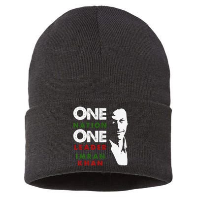 Imran Khan Absolutely Not PTI Pakistan Prime Minister Sustainable Knit Beanie