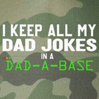 I Keep All My Dad Jokes In A Dad A Base Dad Sarcastic Funny Legacy Tie Dye Trucker Hat