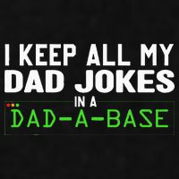I Keep All My Dad Jokes In A Dad A Base Dad Sarcastic Funny Ladies PosiCharge Tri-Blend Wicking Tank