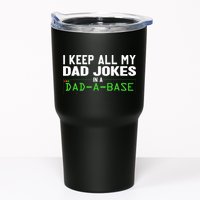 I Keep All My Dad Jokes In A Dad A Base Dad Sarcastic Funny Tumbler