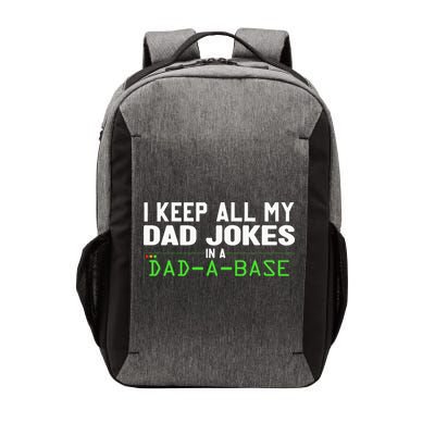 I Keep All My Dad Jokes In A Dad A Base Dad Sarcastic Funny Vector Backpack