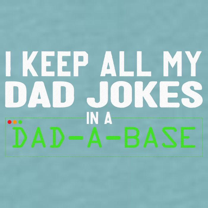 I Keep All My Dad Jokes In A Dad A Base Dad Sarcastic Funny Sueded Cloud Jersey T-Shirt