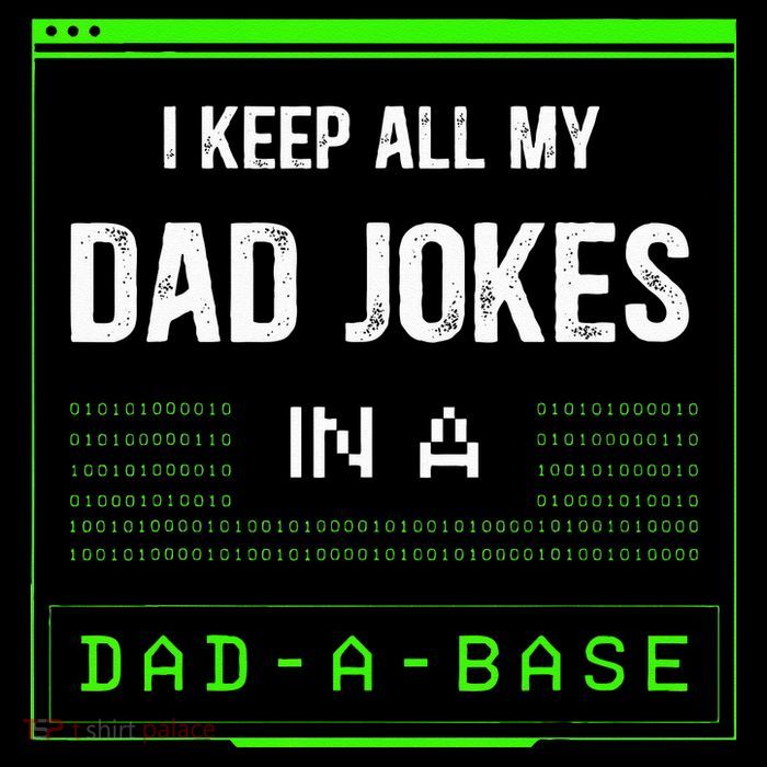 I Keep All My Dad Jokes In A DadABase Funny Father Saying Short Acrylic Beanie