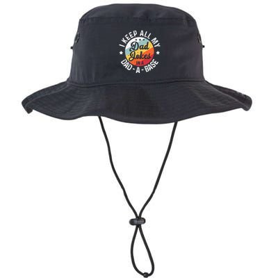 I Keep All My Dad Jokes In A Dadabase FatherS Day Legacy Cool Fit Booney Bucket Hat