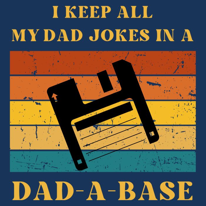 I Keep All My Dad Jokes In A DadABase Vintage Fathers Day Gift Kids Hoodie