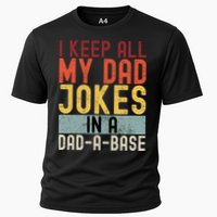 I Keep All My Dad Jokes In A Dad A Base Funny Programming Performance Shirt