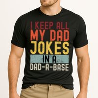 I Keep All My Dad Jokes In A Dad A Base Funny Programming Performance Shirt