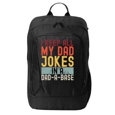 I Keep All My Dad Jokes In A Dad A Base Funny Programming City Backpack
