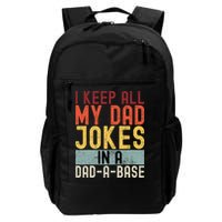 I Keep All My Dad Jokes In A Dad A Base Funny Programming Backpack