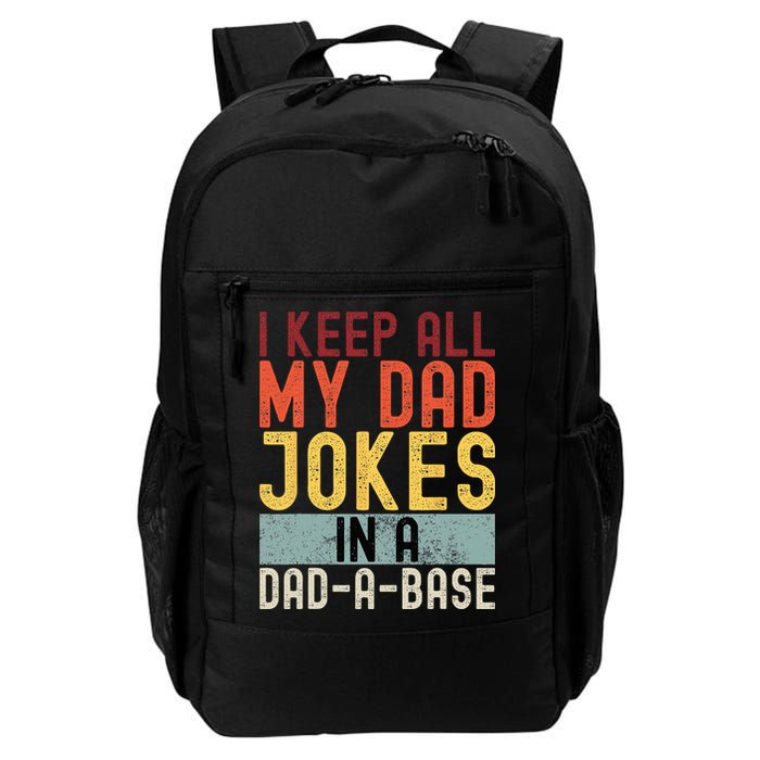 I Keep All My Dad Jokes In A Dad A Base Funny Programming Backpack