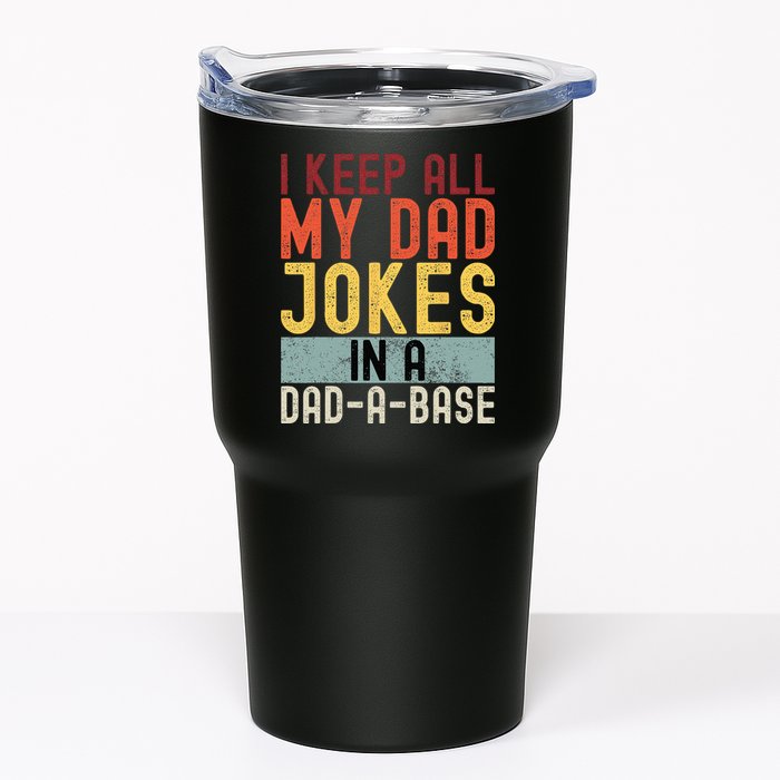 I Keep All My Dad Jokes In A Dad A Base Funny Programming Tumbler