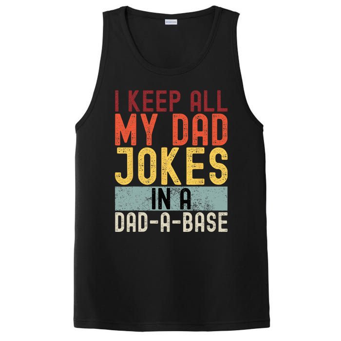 I Keep All My Dad Jokes In A Dad A Base Funny Programming PosiCharge Competitor Tank