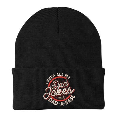I Keep All My Dad Jokes In A Dad A Base Dad Jokes Beanie