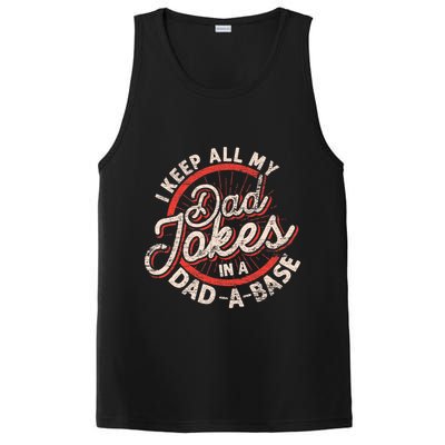 I Keep All My Dad Jokes In A Dad A Base Dad Jokes PosiCharge Competitor Tank