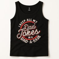 I Keep All My Dad Jokes In A Dad A Base Dad Jokes Tank Top