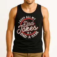 I Keep All My Dad Jokes In A Dad A Base Dad Jokes Tank Top